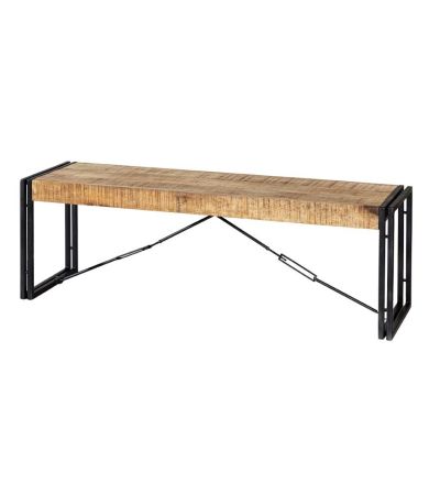 Brindlewood Industrial Metal & Wood Bench