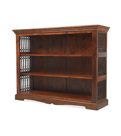 Jali Living Low Bookcase by Heritance Furniture | Style Our Home