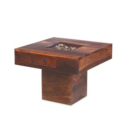 Jali Living Pebble Coffee Table - 60 x 60 by Heritance Furniture | Style Our Home
