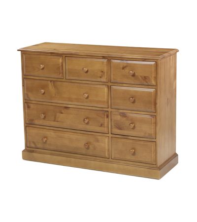 Henley Pine 9 Drawer Chest by Heritance Furniture | Style Our Home