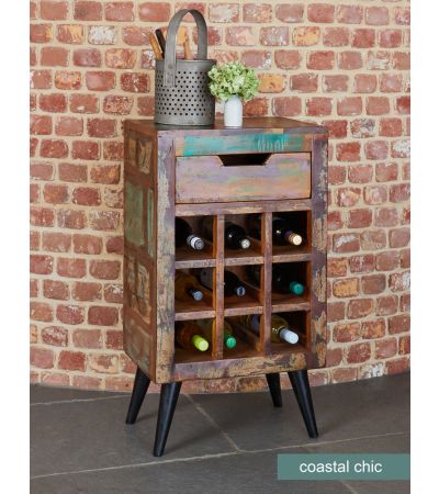 Urban Chic Wine Rack Lamp Table by Baumhaus | Style Our Home