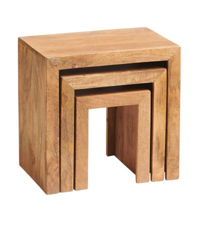 Karoo Light Mango Nest Of 3 Tables