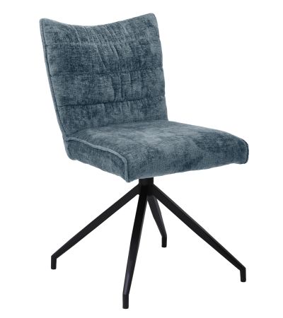 Loki Swivel Dining Chair-Blue by Classic Furniture | Style Our Home