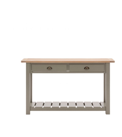 Manor Prairie 2 Drawer Console by Hudson Living | Style Our Home 