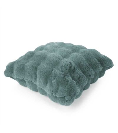 Soft Bubble Csh In Faux Rabbit Seafoam by Malini | Style Our Home