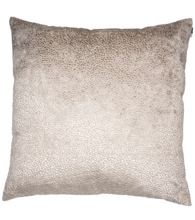 Burnt Velvet Cushion Taupe by Malini | Style Our Home
