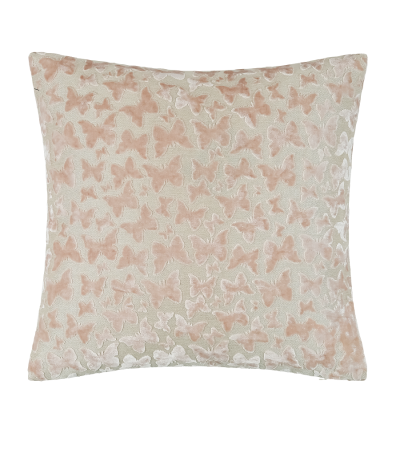 Cut Velvet Butterfly Baby Pink Velv Rev by Malini | Style Our Home