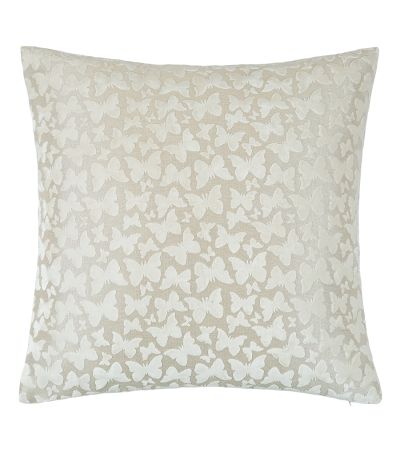 Cut Velvet Butterfly Ivory Velv Rev by Malini | Style Our Home