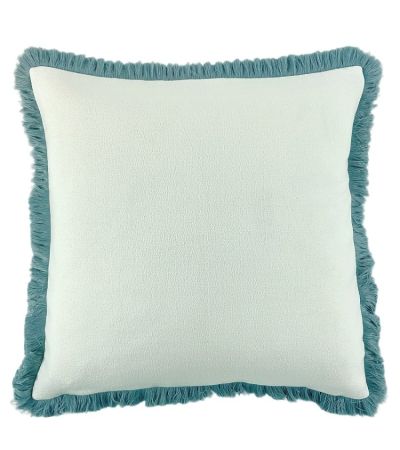 Slub With Heavy Blue Fringe by Malini | Style Our Home