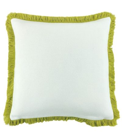 Slub With Heavy Green Fringe by Malini | Style Our Home