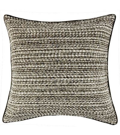 Textured Slub Cushion Choc by Malini | Style Our Home