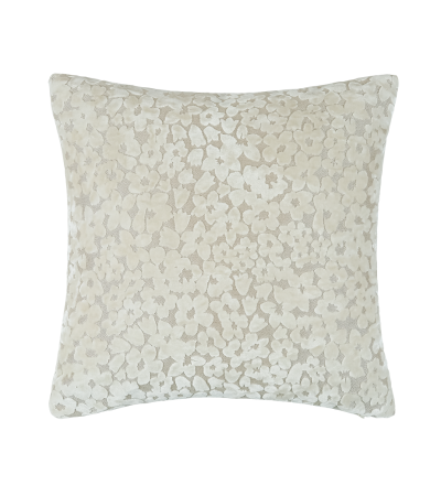 Pm Ditsy Cut Velvet Cushion Ivory In by Malini | Style Our Home