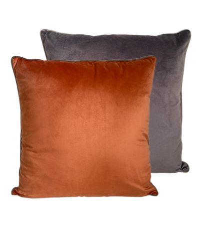 Dble Sided Velv Br/Choc Taupe by Malini | Style Our Home
