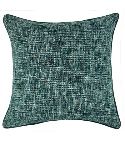 Soft Textured Weave Cushion Teal by Malini | Style Our Home