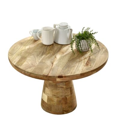 Wessex Solid Wood Coffee Table Mushroom Style