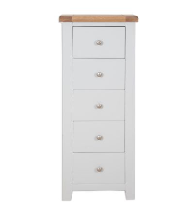Parisian Grey 5 Drawer Tallboy by IFD | Style Our Home