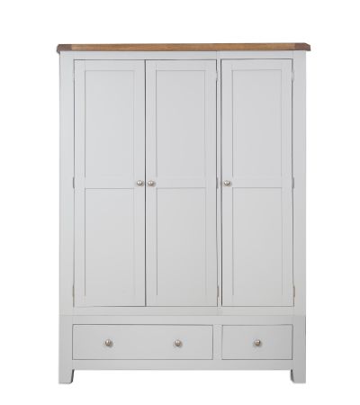 Parisian Grey 3 Door Wardrobe by IFD | Style Our Home