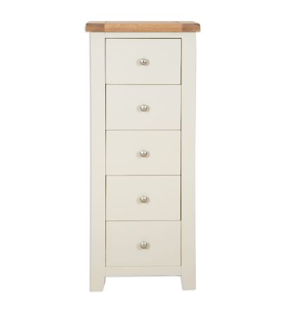Milano Noir 5 Drawer Tall Chest by Jali Editions | Style Our Home