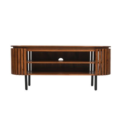 Oakhaven Slatted Mango Wood Tv Cabinet