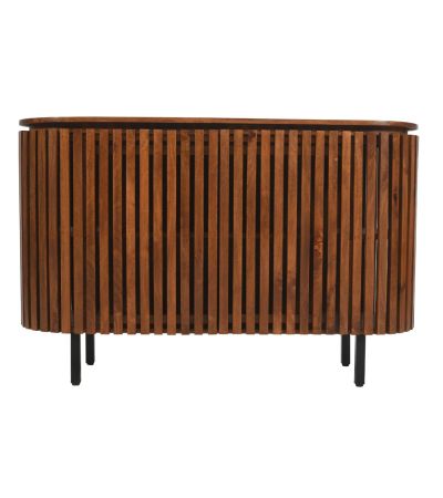 Oakhaven Slatted Mango Wood Large 2 Doors Sideboard