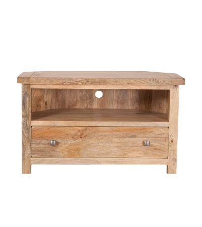 Oak Dominion Corner TV Unit by Jali Editions  | Style Our Home