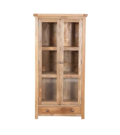 Oak Dominion Glazed Display Cabinet by Jali Editions  | Style Our Home