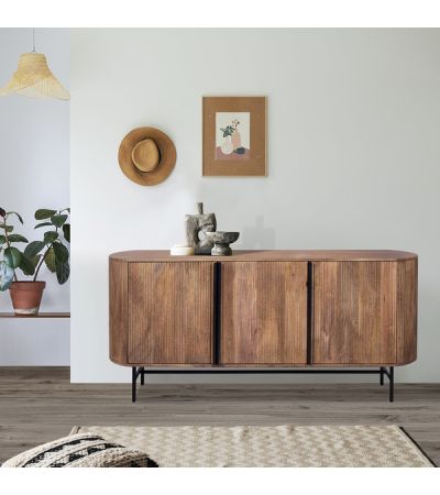 Zen Sideboard With 3 Doors by Indus Valley