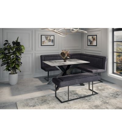 Apollo Corner Bench Set - Right Hand Facing by Indus Valley