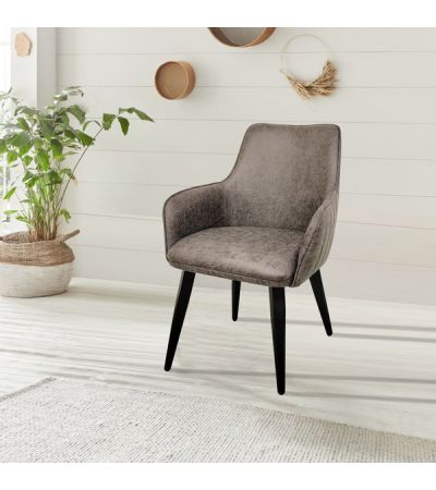 L25 Vintage Grey Chair by Indus Valley