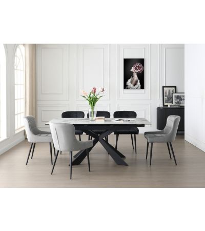 Viva 130-180cm Ext Dining Table by Indus Valley