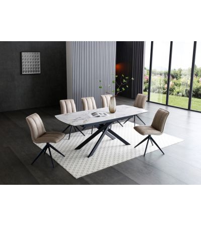 Lima Ext Dining Table by Indus Valley