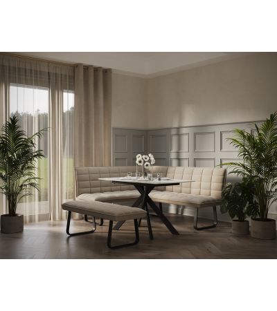 Lima Corner Bench LHF by Indus Valley