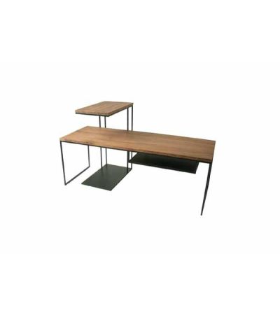 Verso Slim Coffee and Over Arm Lamp Nest of Tables by Monologue | Style Our Home