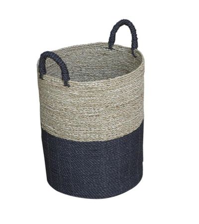 Set of 3 Charcoal & Natural Baskets by Monologue | Style Our Home