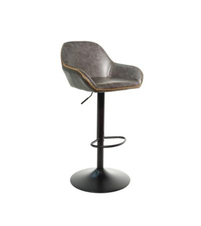 Chevy Gas Lift Barstool Grey SET OF 2 by Monologue | Style Our Home