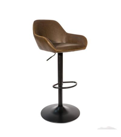 Chevy Gas Lift Barstool Chestnut SET OF 2 by Monologue | Style Our Home