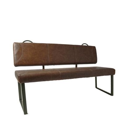 Healey Back Seat Vegan Leather Chestnut by Monologue | Style Our Home