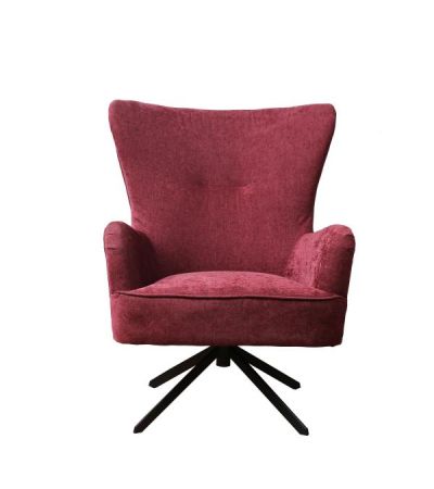 Buick Armchair - Chenille Berry by Monologue | Style Our Home