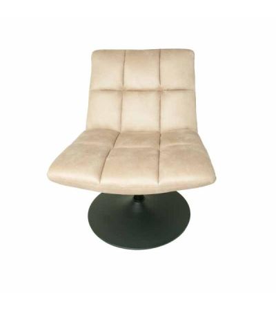 Mantis Swivel Chair - Moleskin Oyster by Monologue | Style Our Home