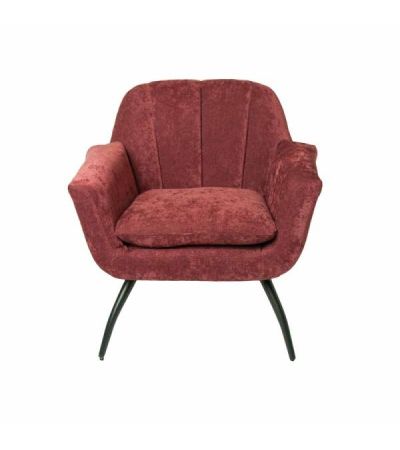 Shelby Cocktail Chair - Chenille Berry by Monologue | Style Our Home