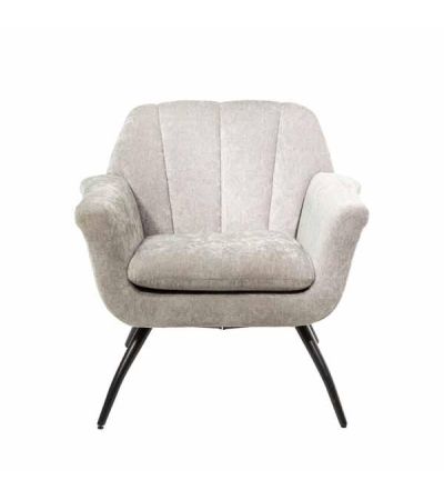 Shelby Cocktail Chair - Chenille Grey by Monologue | Style Our Home