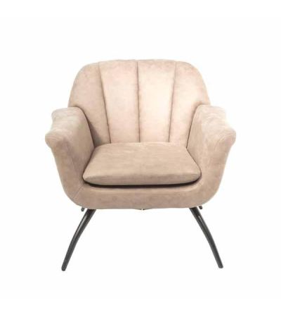 Shelby Cocktail Chair - Moleskin Oyster by Monologue | Style Our Home