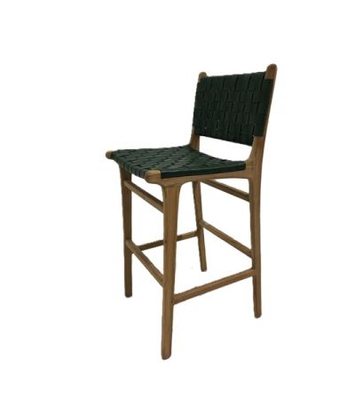 Gladstone Bar Stool w/ back - Green by Monologue | Style Our Home