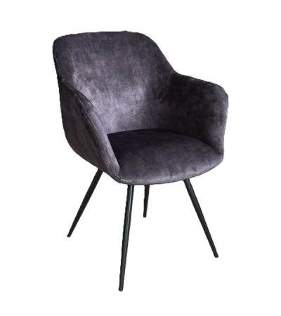 Enzo Dining / Occasional chair- charcoal by Monologue | Style Our Home