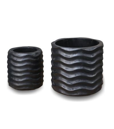 Flores Wave Pots - Set of 2 by Monologue | Style Our Home