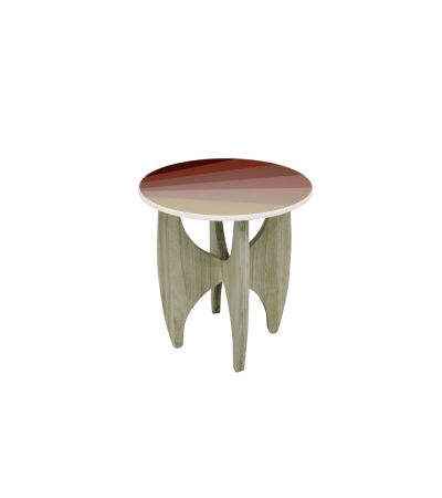 Batwing Lamp Table - Pink Hues by Monologue | Style Our Home