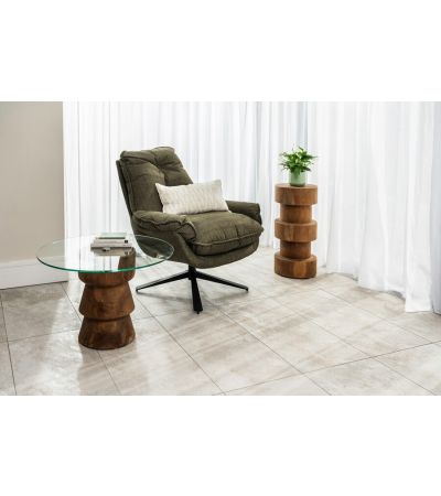 Padstow Easy Chair - Olive Green Twill by Monologue | Style Our Home