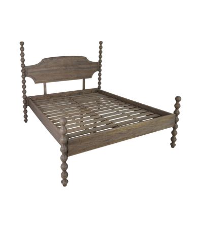Carob King Size Bed - Greywash by Monologue | Style Our Home
