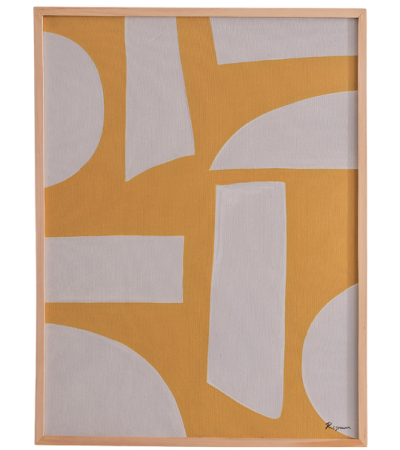 Geometry Mustard by Monologue | Style Our Home