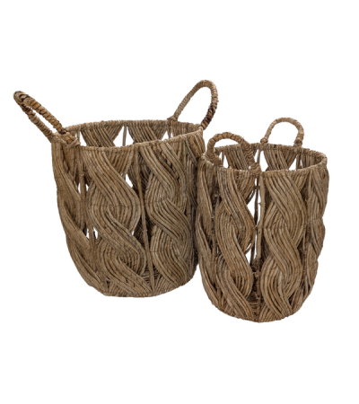Double Wave Baskets Set of 2 by Monologue | Style Our Home